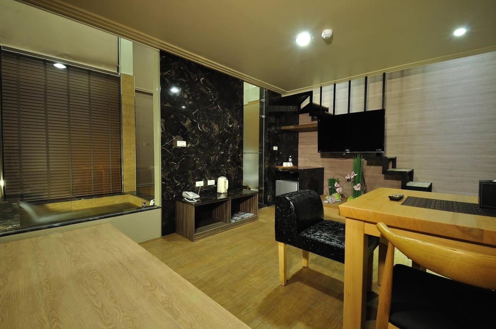 58˚ Hotspring Hotel Jiaoxi Ruang foto